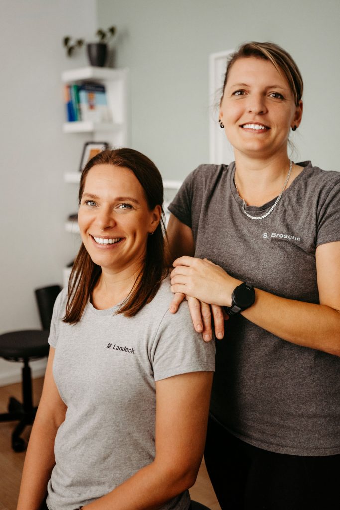 Team Physiotherapie Brosche & Landeck mit Marina Landeck und Susann Brosche